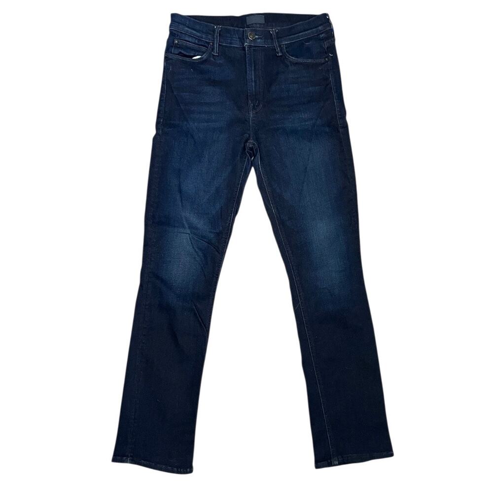 Mother On The Edge The Mid Rise Dazzler Ankle Jeans size 29 dark wash - Picture 2 of 7